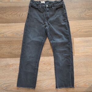 Willow And Root Mom Jeans Charcoal Denim Pants